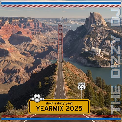 Jaarwisseling met Dizzy DJ jaarmix 2025 en Purple Disco Machine Megamix 2 About a dizzy year- Dizzy DJ yearmix 2025
